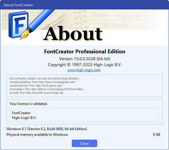 High-Logic FontCreator