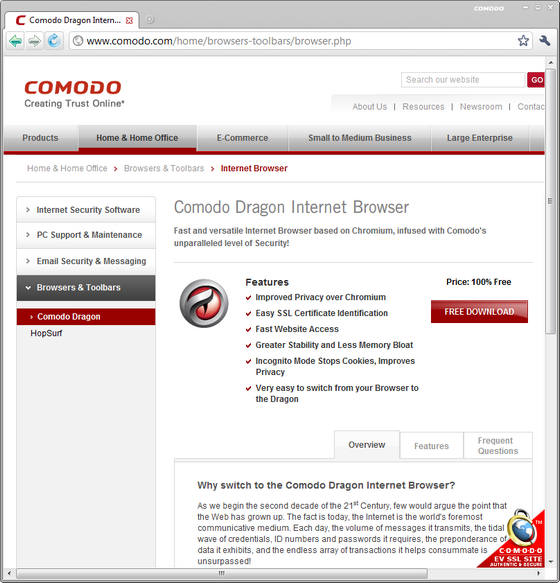 Comodo Dragon